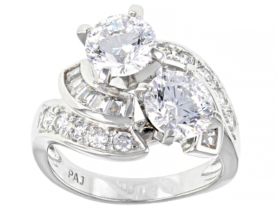 Bella Luce (R) Dillenium Cut 5.55ctw Rhodium Plated Sterling Silver ... Bella Luce (R) Dillenium Cut 5.55ctw Rhodium Plated Sterling Silver ...